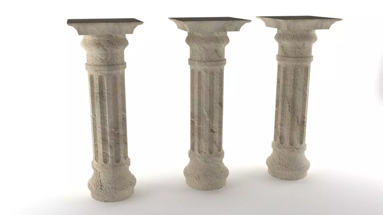 Doric Column 3D model
