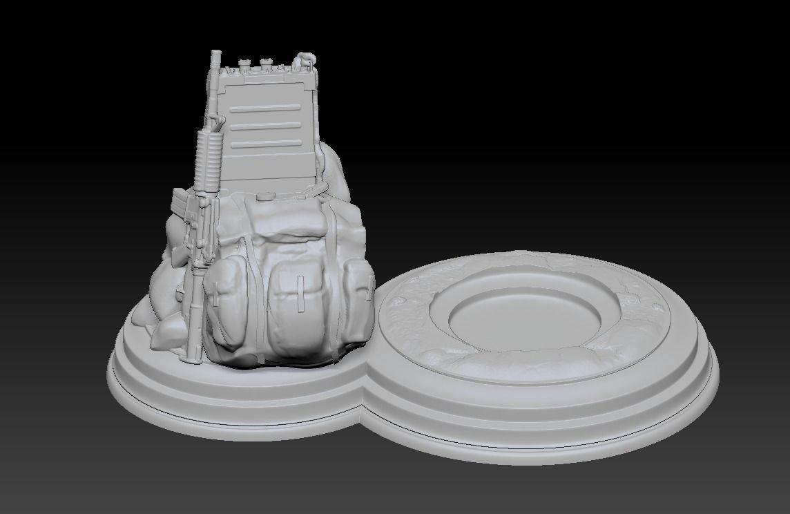 Veteran Drink Holder Free 3D print model_7