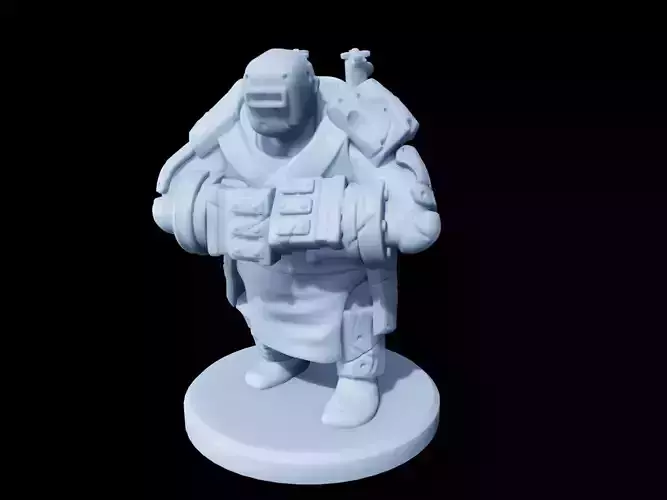 Weld Freak Miniature 3D print model