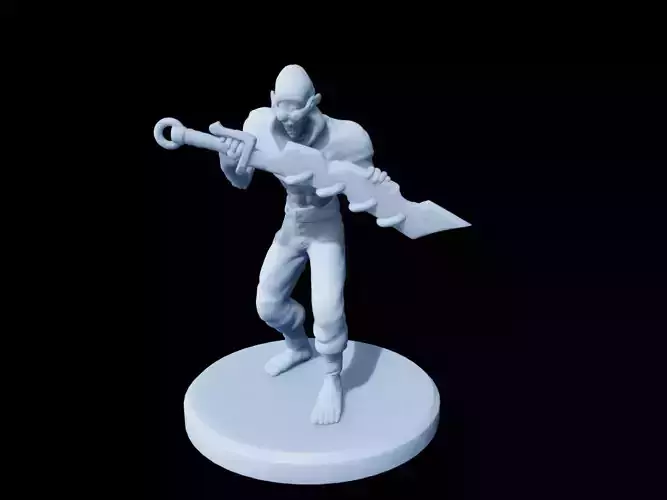 Sand Warrior Sword Miniature
