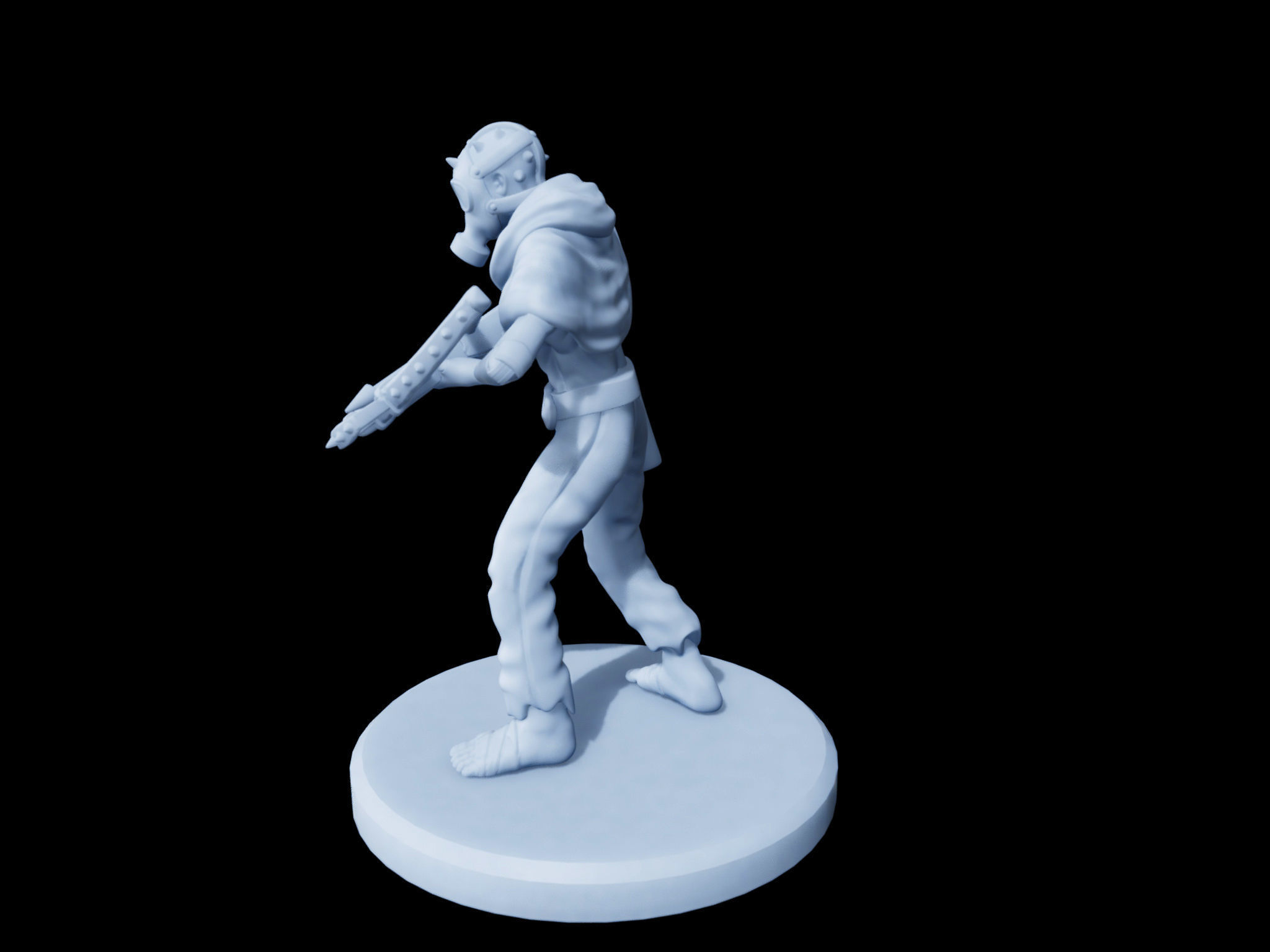 Sand Warrior Crossbow Miniature 3D model 3D printable CGTrader
