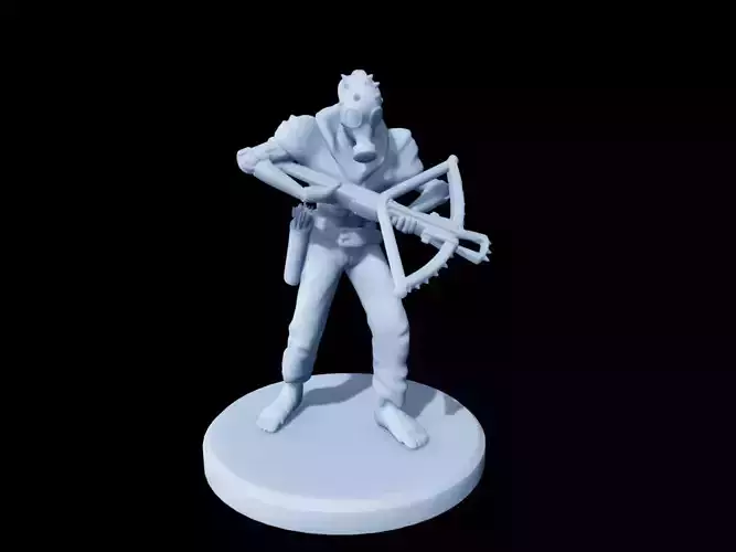 Sand Warrior Crossbow Miniature 