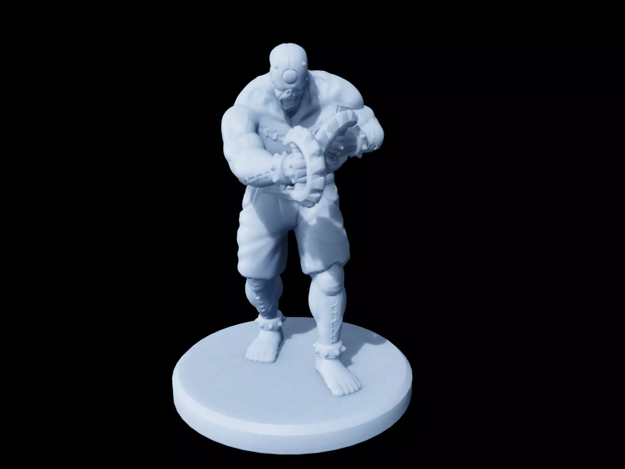 Sawblade Mutant Miniature  3D print model_0