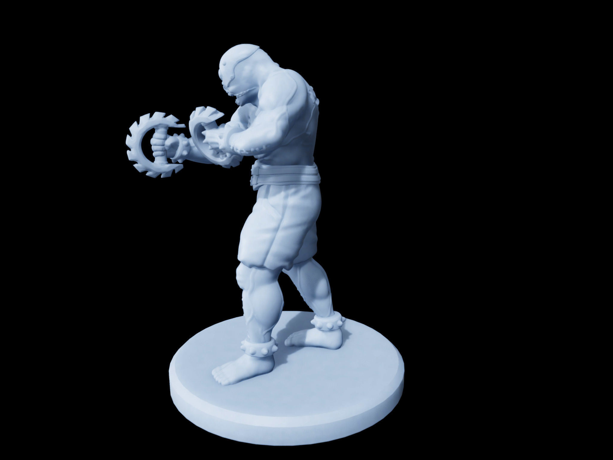 Sawblade Mutant Miniature  3D print model_2
