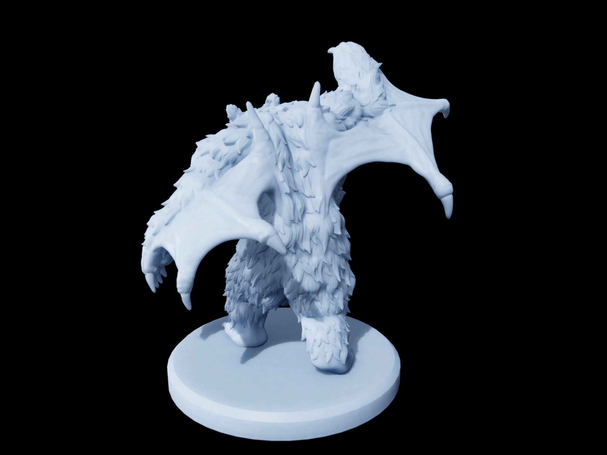 Mutant Bearbat Miniature 3D print model_1