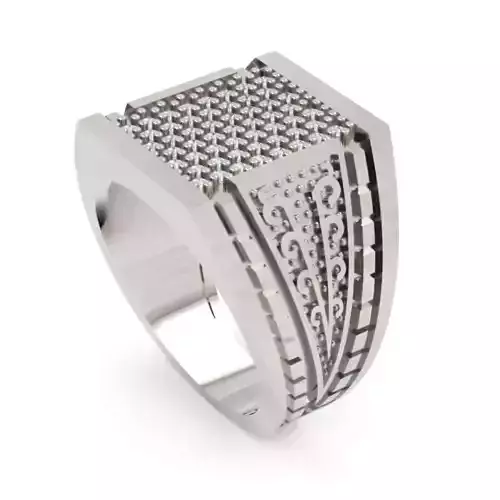 Men Diamond Ring 3D Printable Ornamental Jewelry Design 3D print model Men Diamond Ring 3D Printable Ornamental Jewelry Design 3D print model