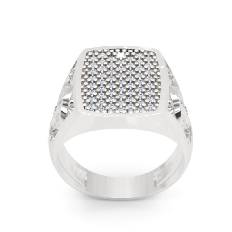 Men Ring 24  STL Jewelry Model for 3D Printing Project 3D print model_2