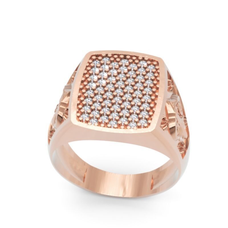 Men Ring 24  STL Jewelry Model for 3D Printing Project 3D print model_4