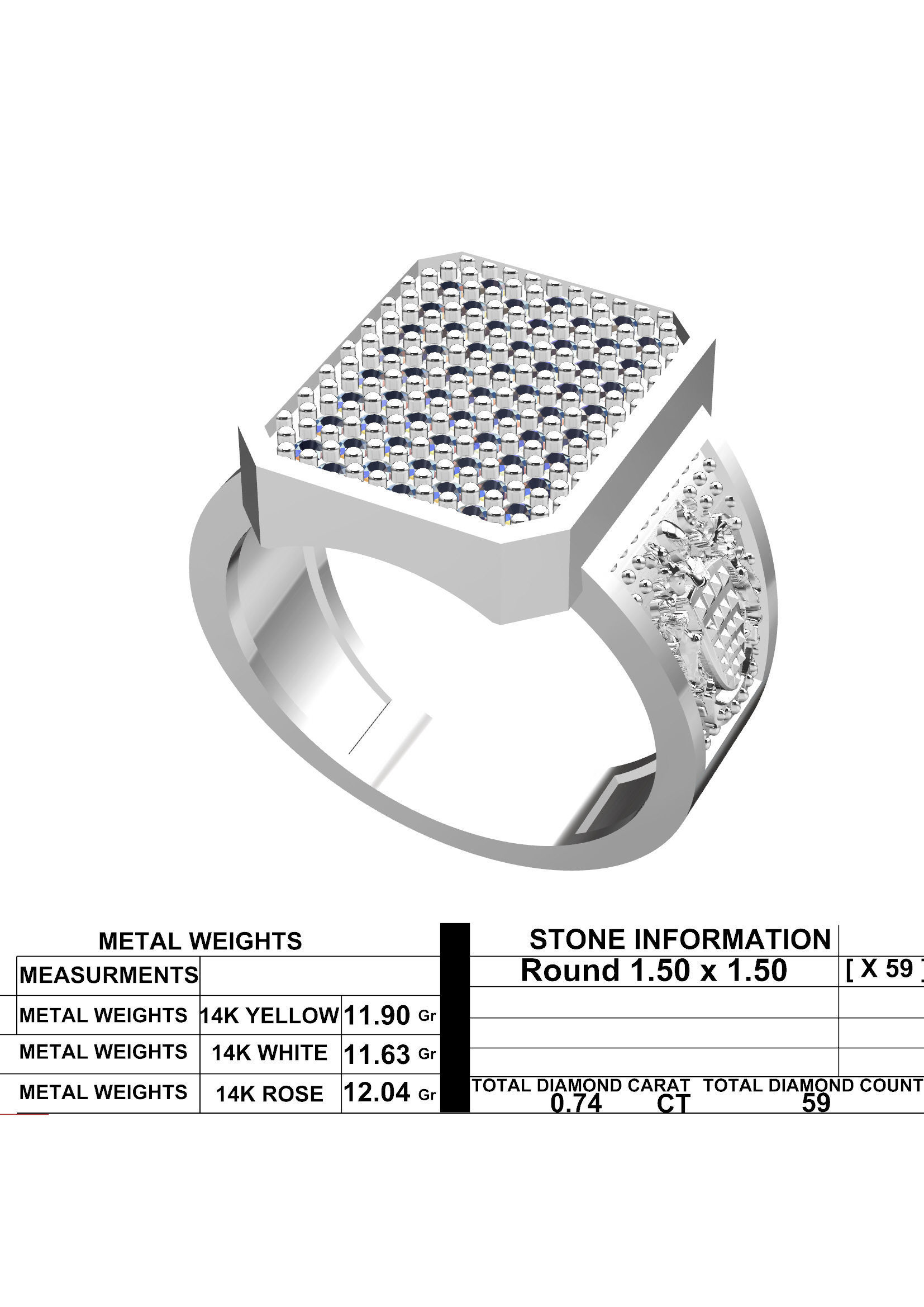 Men Ring 25 3D Printable Jewelry Model 3D print model_5