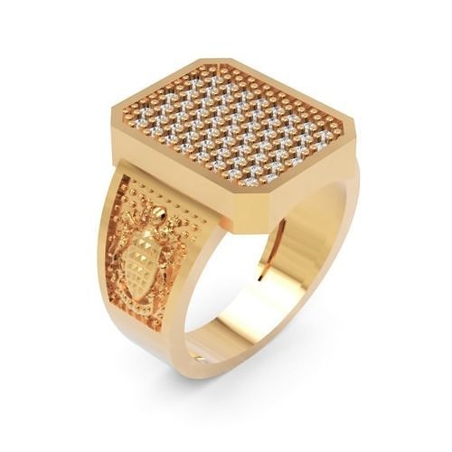 Men Ring 25  3D Printable Jewelry Model Free 3D print model