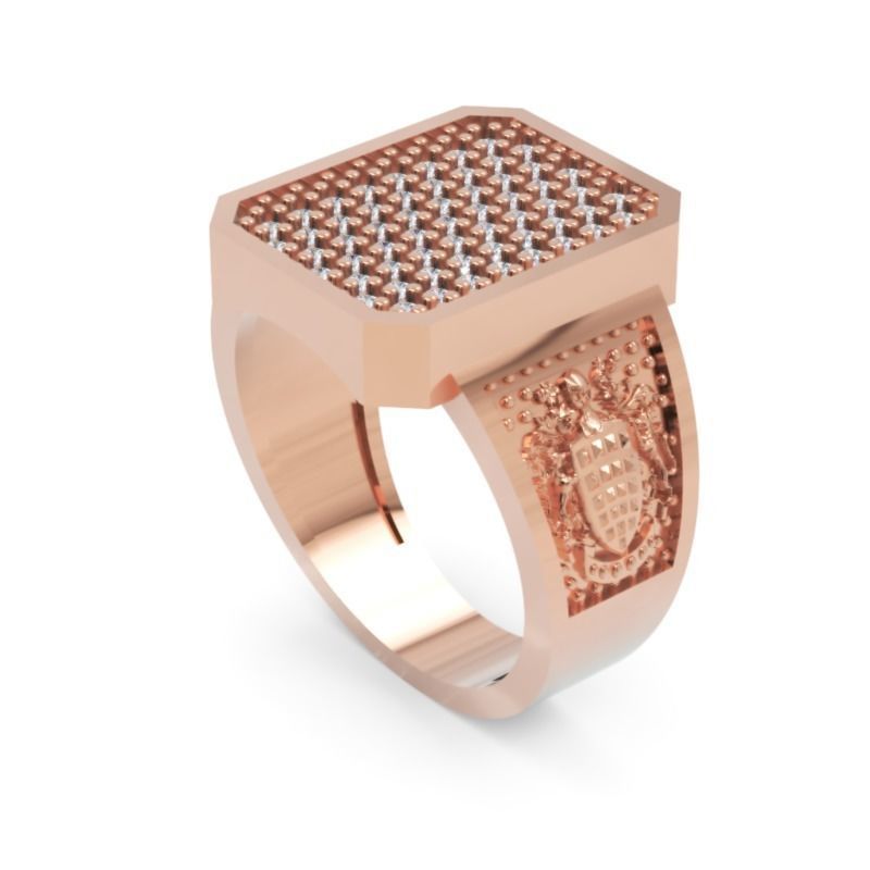 Men Ring 25 3D Printable Jewelry Model 3D print model_1