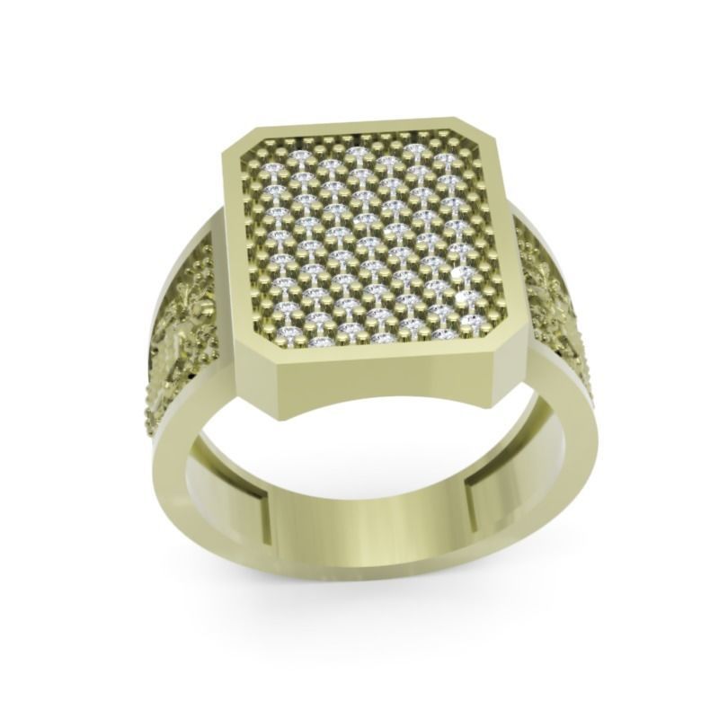 Men Ring 25 3D Printable Jewelry Model 3D print model_3