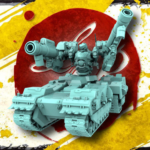 Core Battlesuit Tracked Legs 3D print model_7