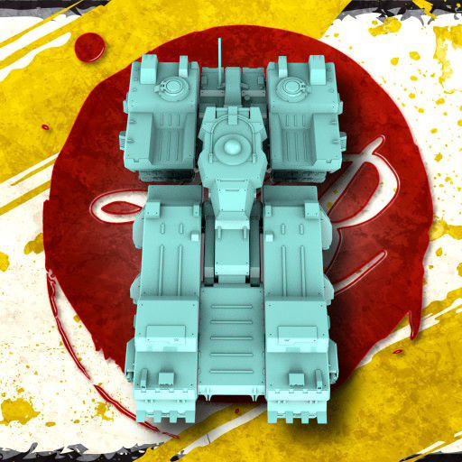 Core Battlesuit Tracked Legs 3D print model_4