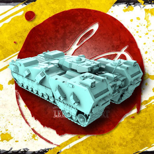 Core Battlesuit Tracked Legs 3D print model_1