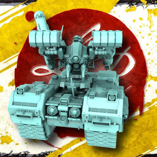 Core Battlesuit Tracked Legs 3D print model_5