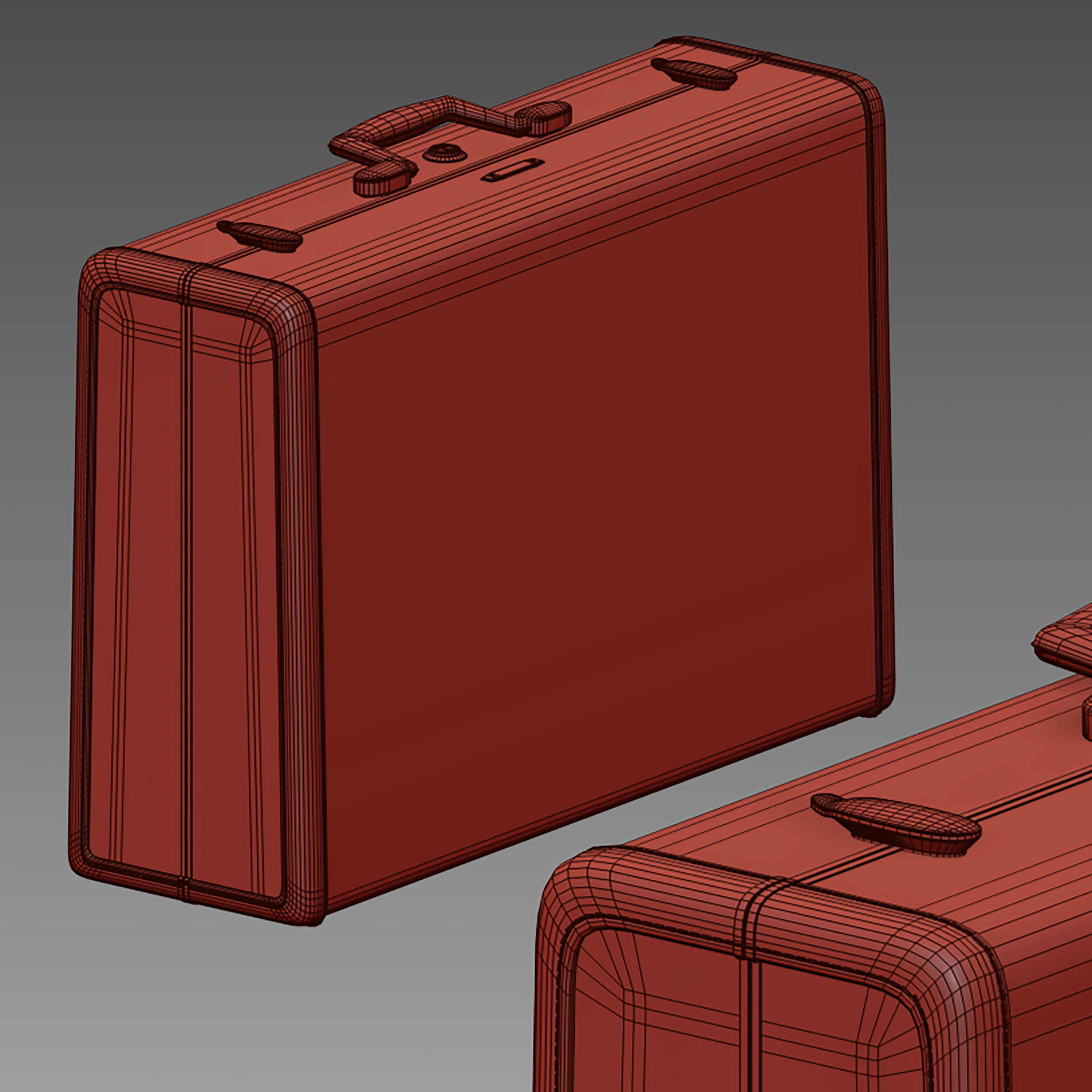 Suitcase case 3D model_21