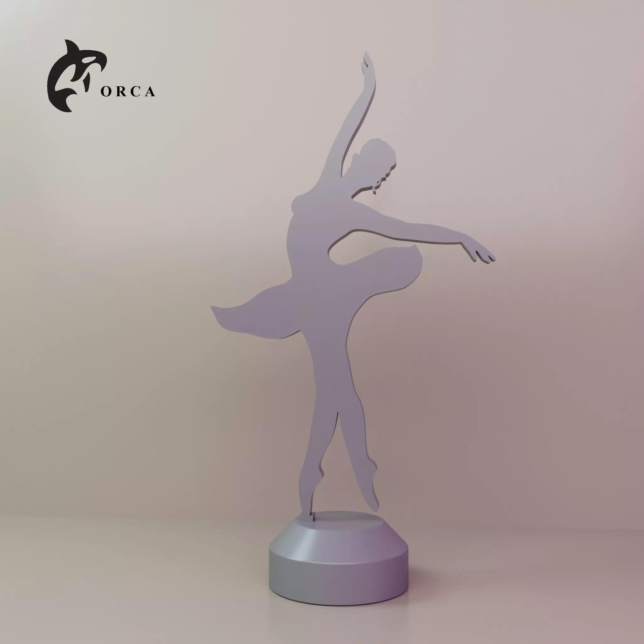 1-ballerina-dancer-decoration-desk-decoration 3D print model