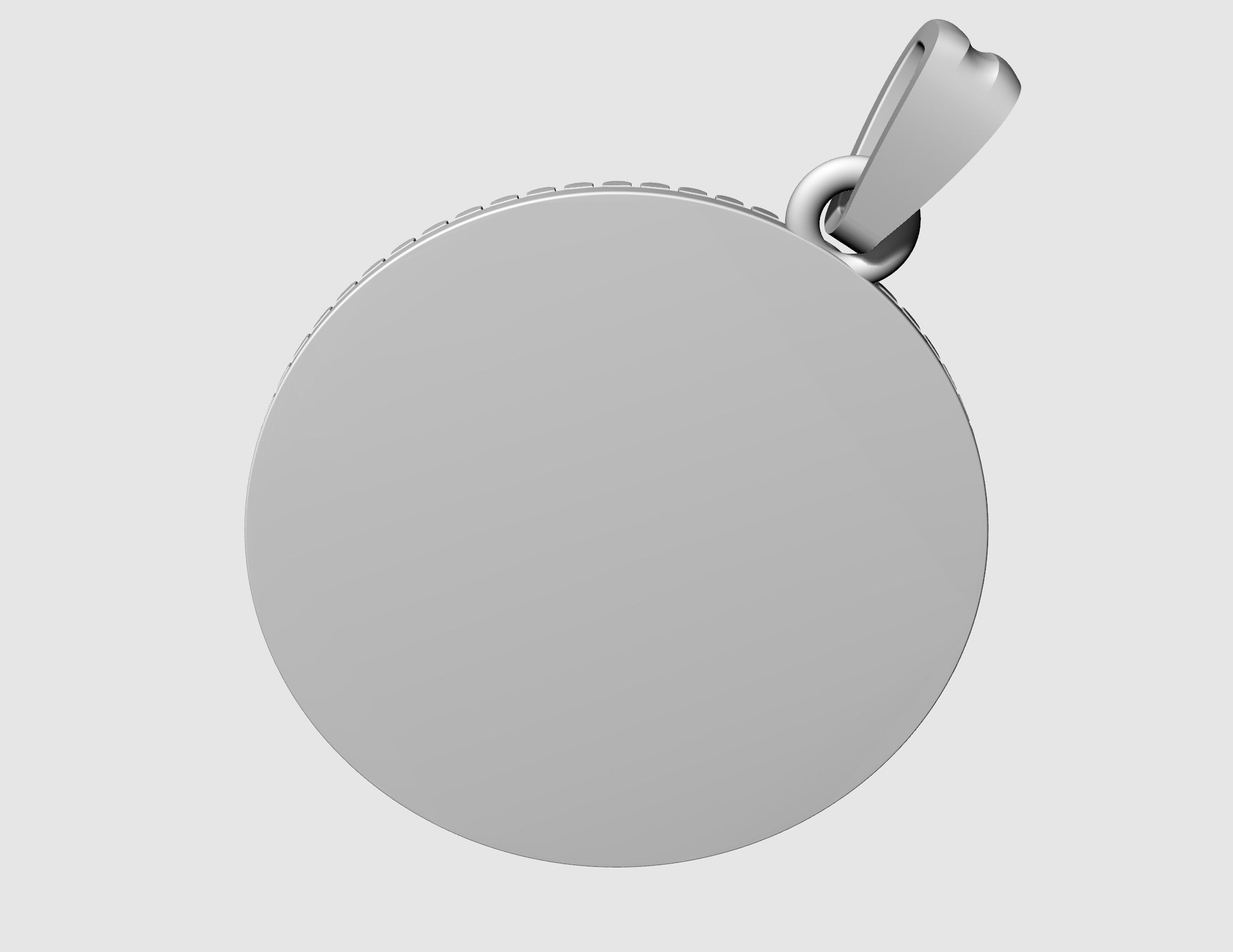 All seeing eye with snake pendant 3D print model_10