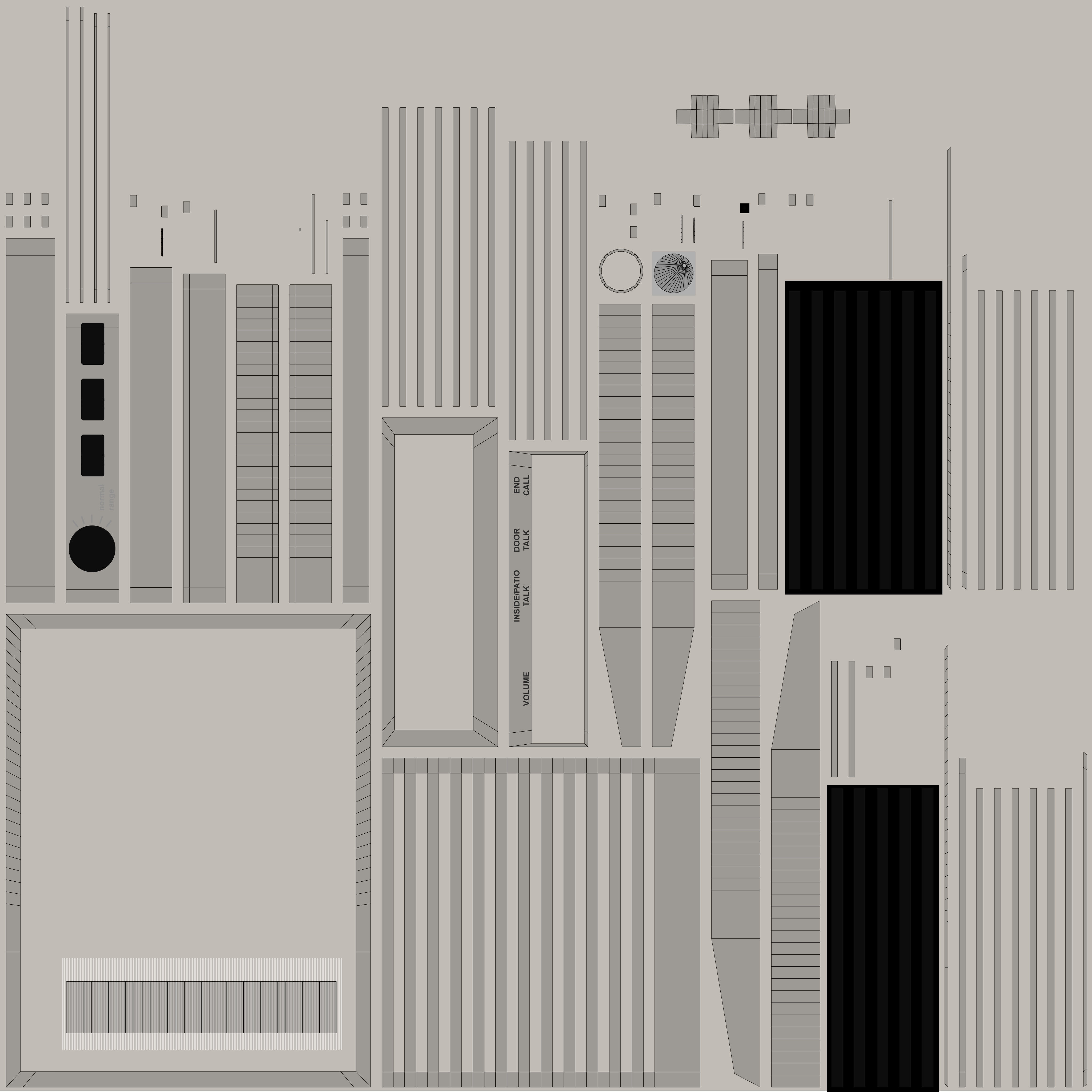 Intercom Low-poly 3D model_7