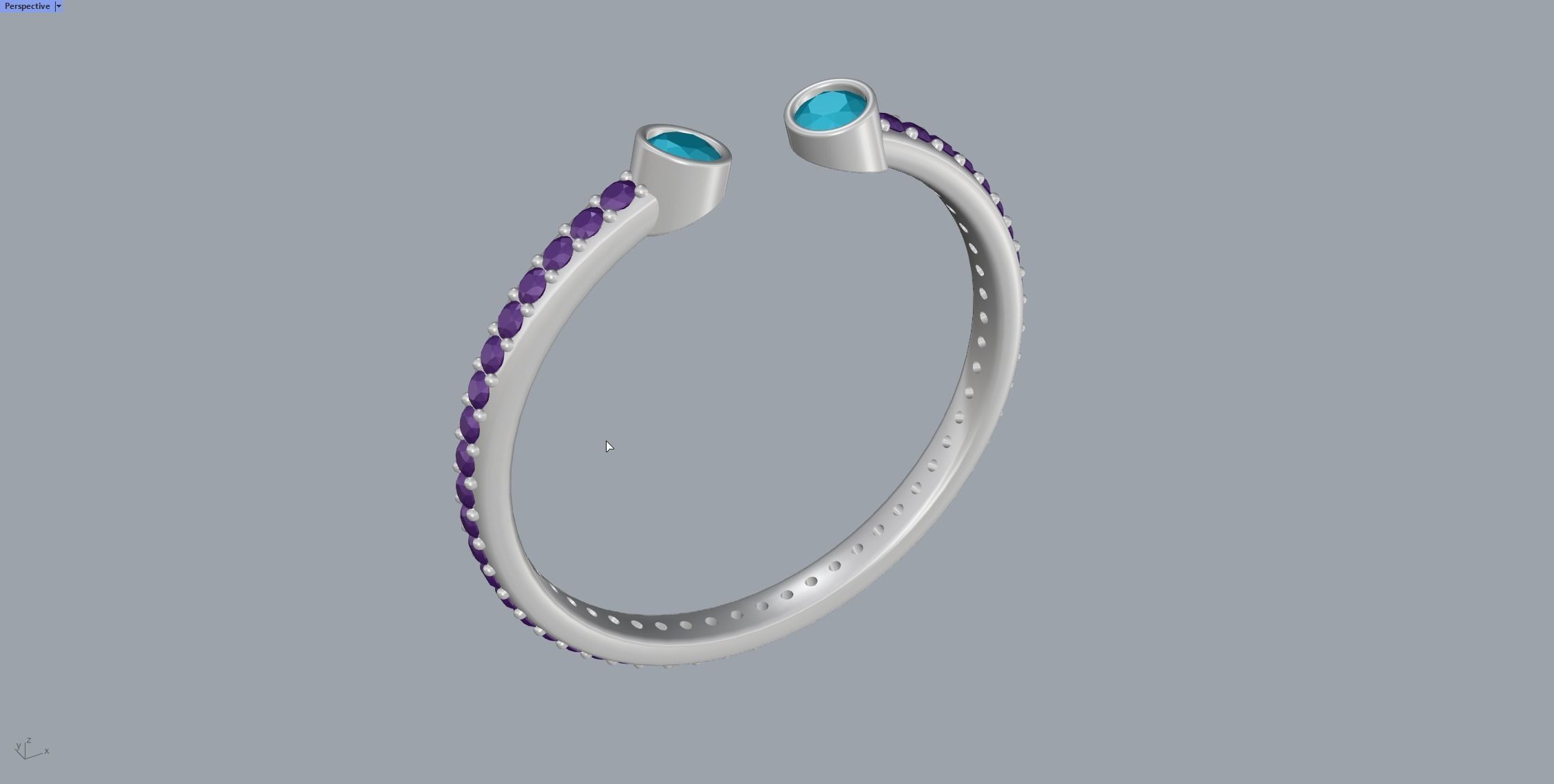 Two Lines Ring 3D print model_18