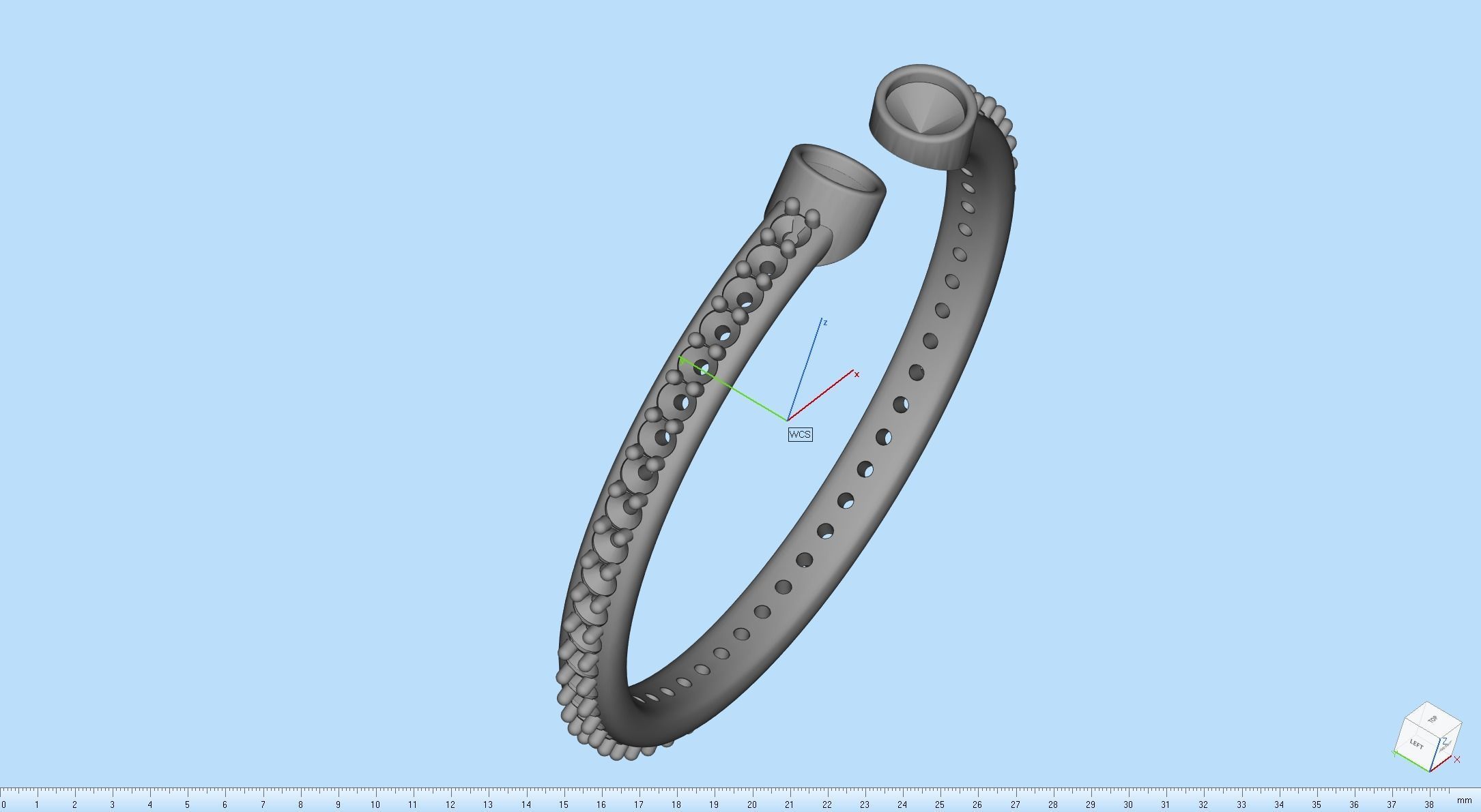 Two Lines Ring 3D print model_27