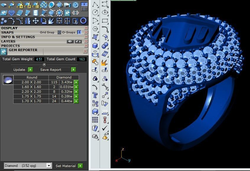 royal ring 3D print model_10