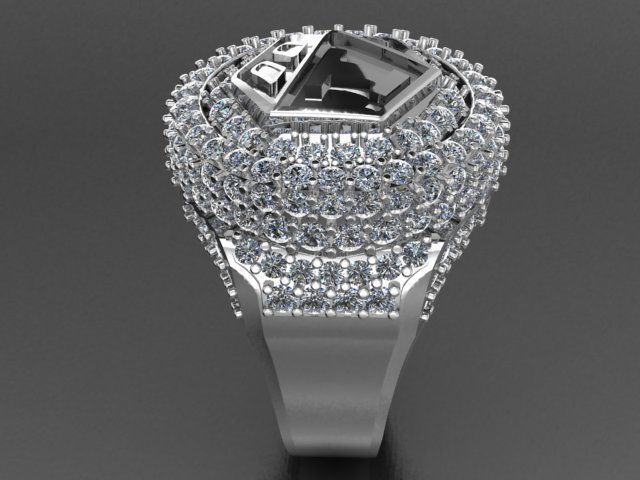 royal ring 3D print model_4