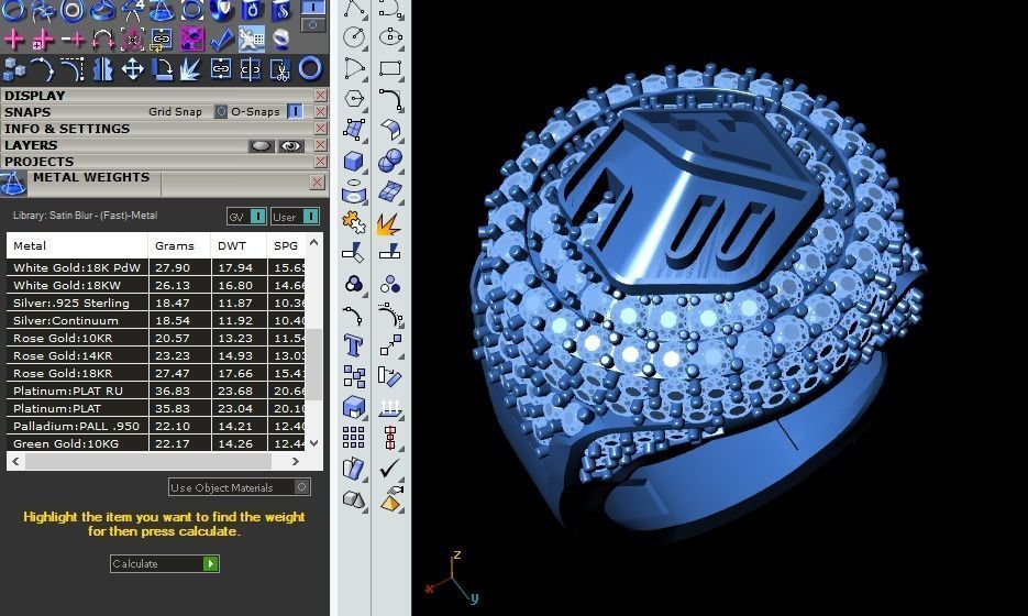 royal ring 3D print model_11