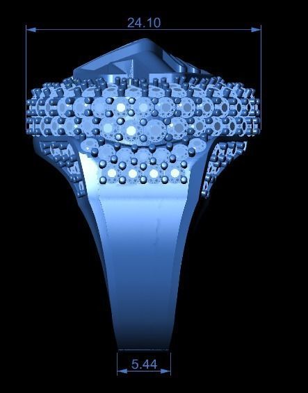 royal ring 3D print model_13