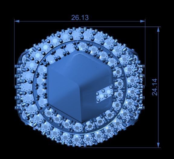 royal ring 3D print model_17