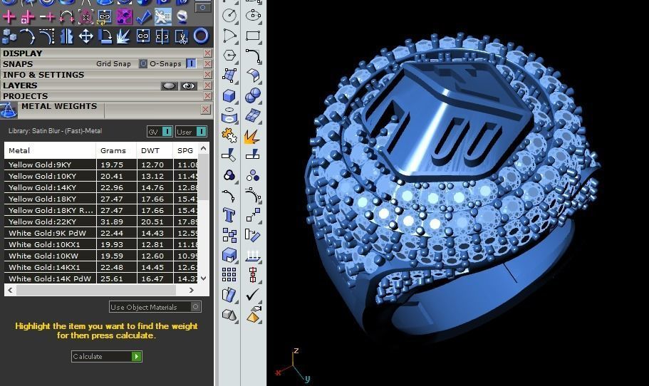 royal ring 3D print model_12