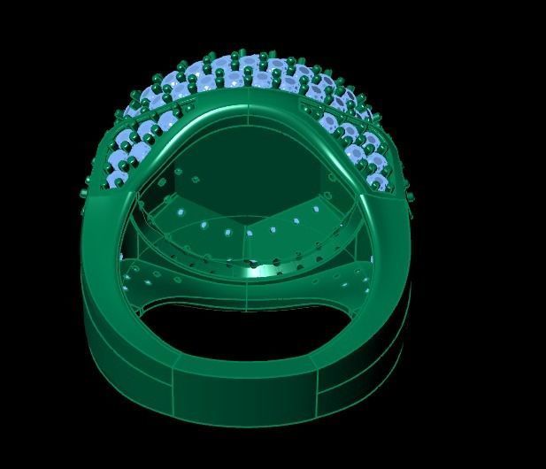 royal ring 3D print model_16