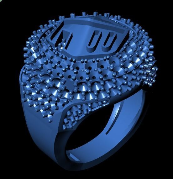 royal ring 3D print model_18