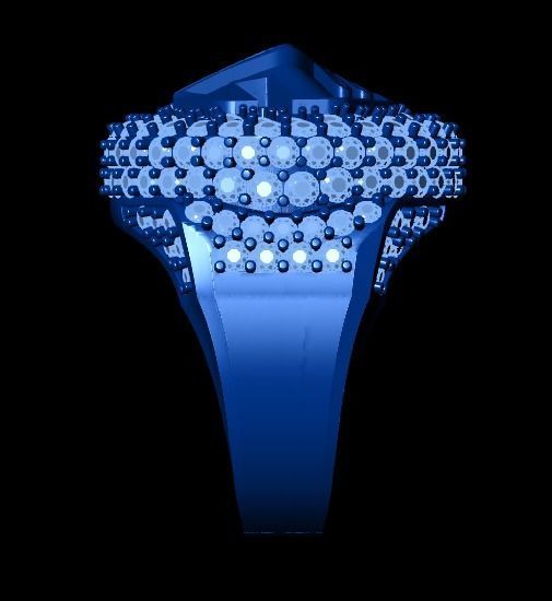 royal ring 3D print model_15