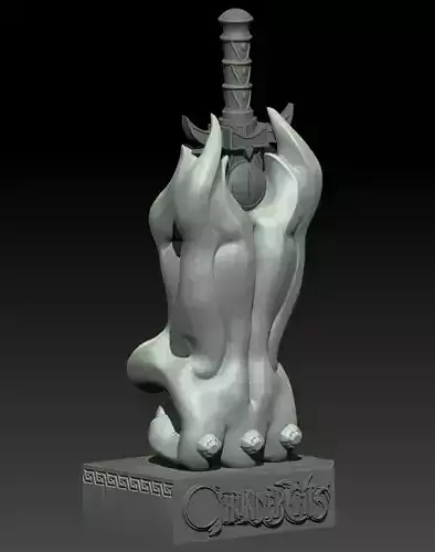 Omens Sword and Shield - Lifesize model