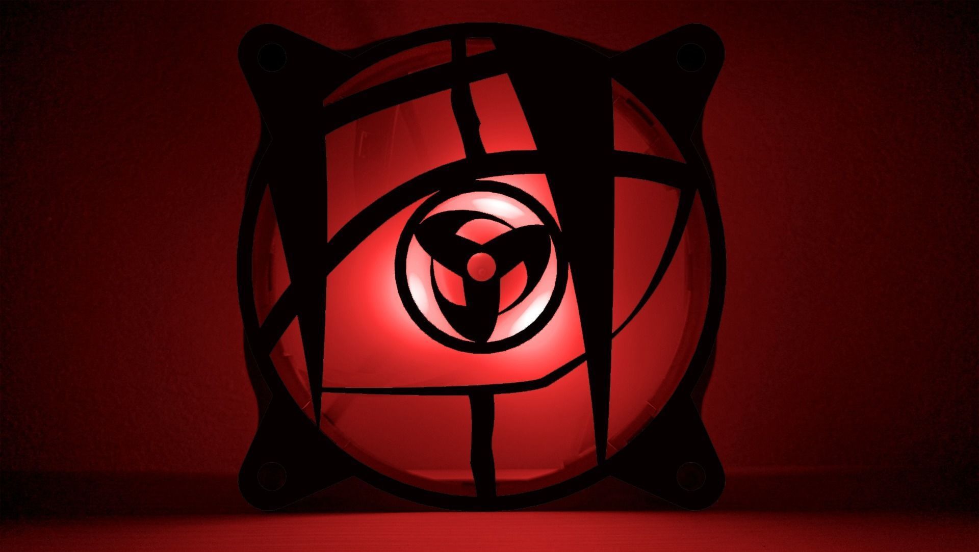 Mangekyou Sharingan PC fan cover 3D Model Collection_6