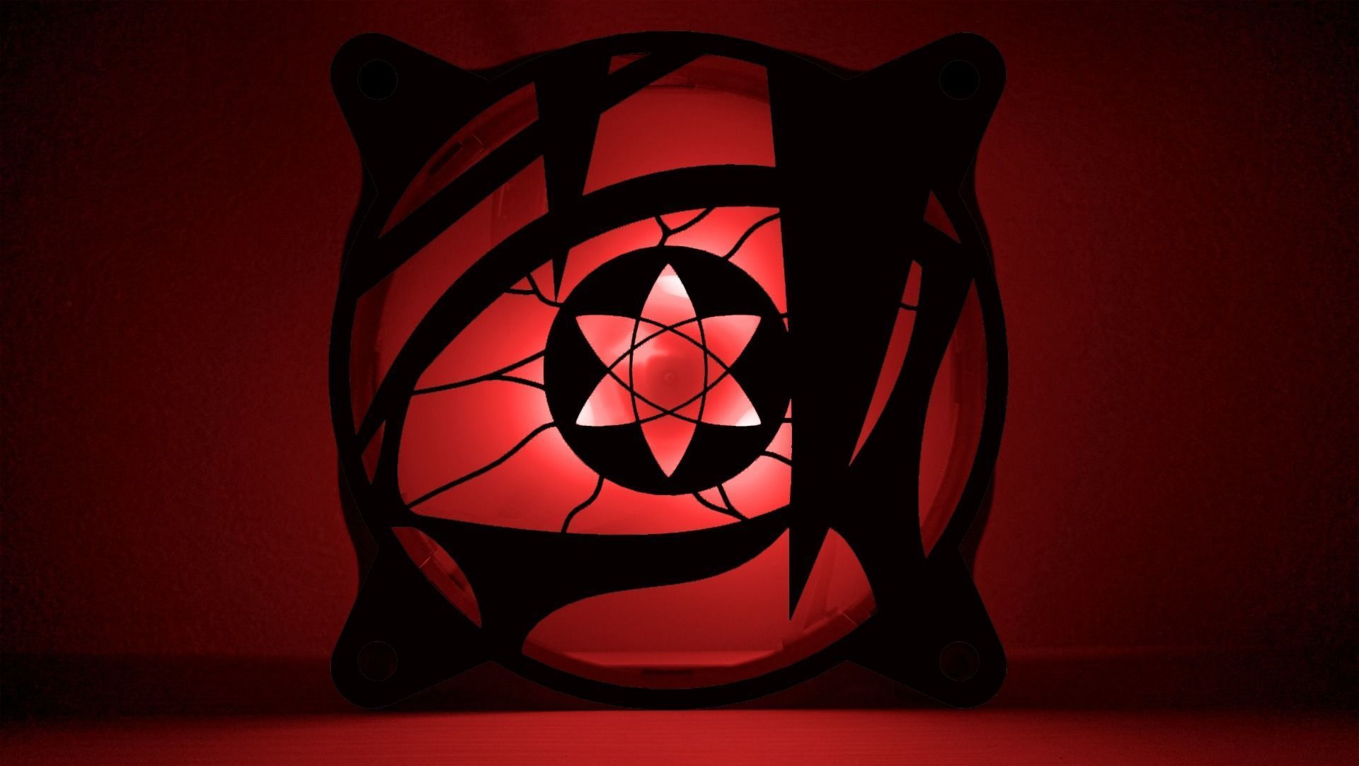 Mangekyou Sharingan PC fan cover 3D Model Collection_7