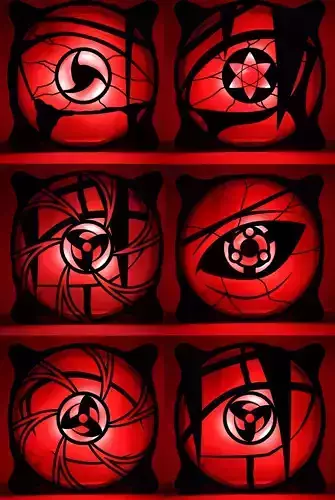 Mangekyou Sharingan PC fan cover
