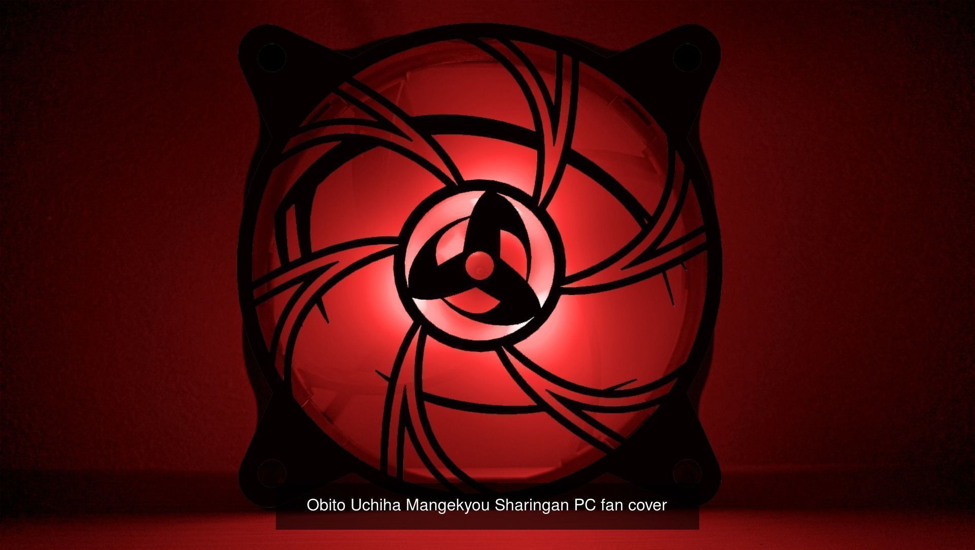 Mangekyou Sharingan PC fan cover 3D Model Collection_10