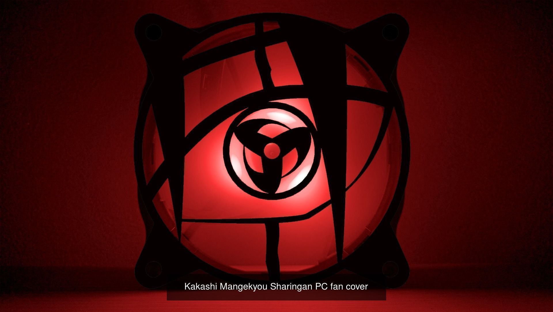 Mangekyou Sharingan PC fan cover 3D Model Collection_8