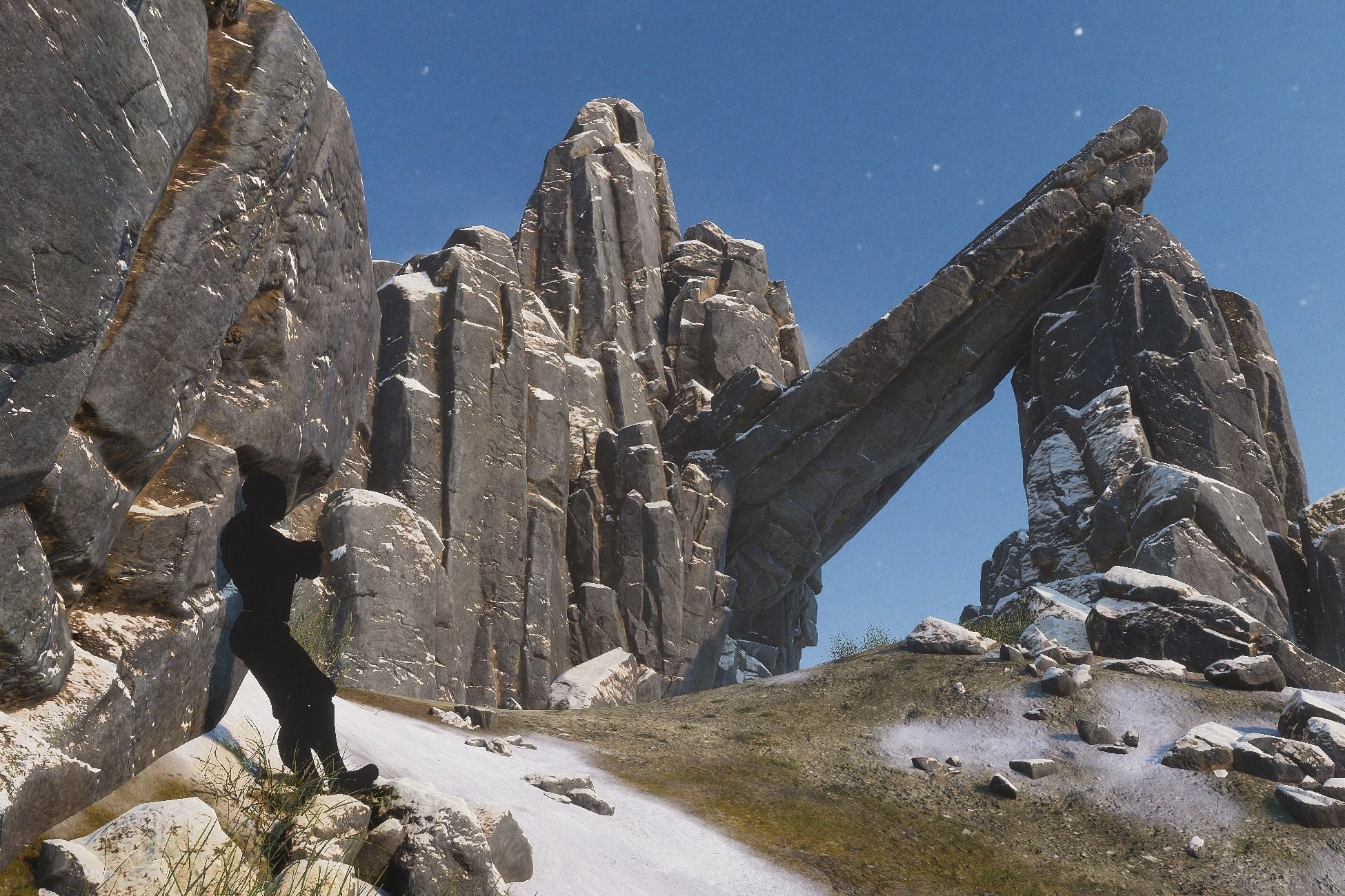 Realistic Looking Modular Cliffs and Rocks UNITY Low-poly 3D model_6