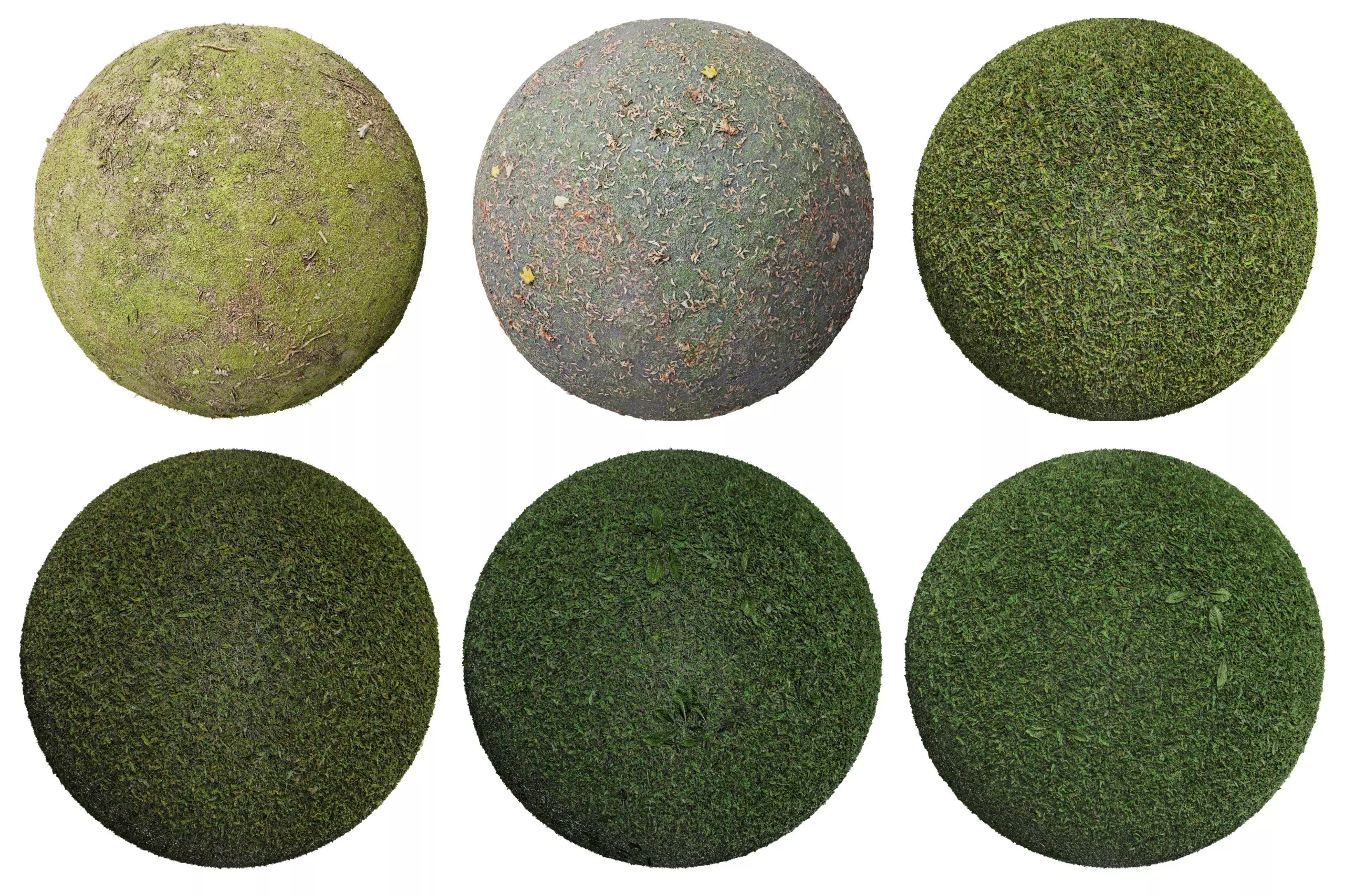 Pack 6 Grass Ground Dirt Real PBR 4K Texture_0