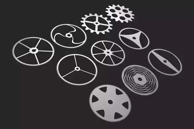 Watch Gears  3D model