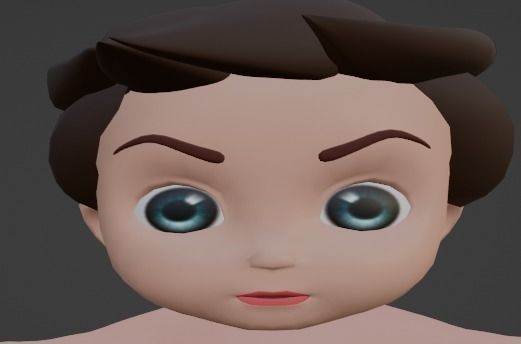 baby boy 3D model_4
