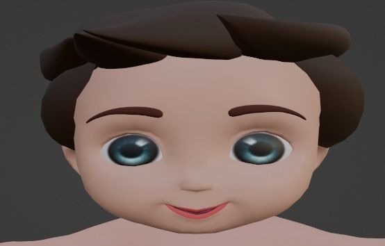 baby boy 3D model_5