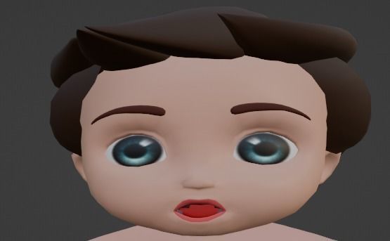 baby boy 3D model_6