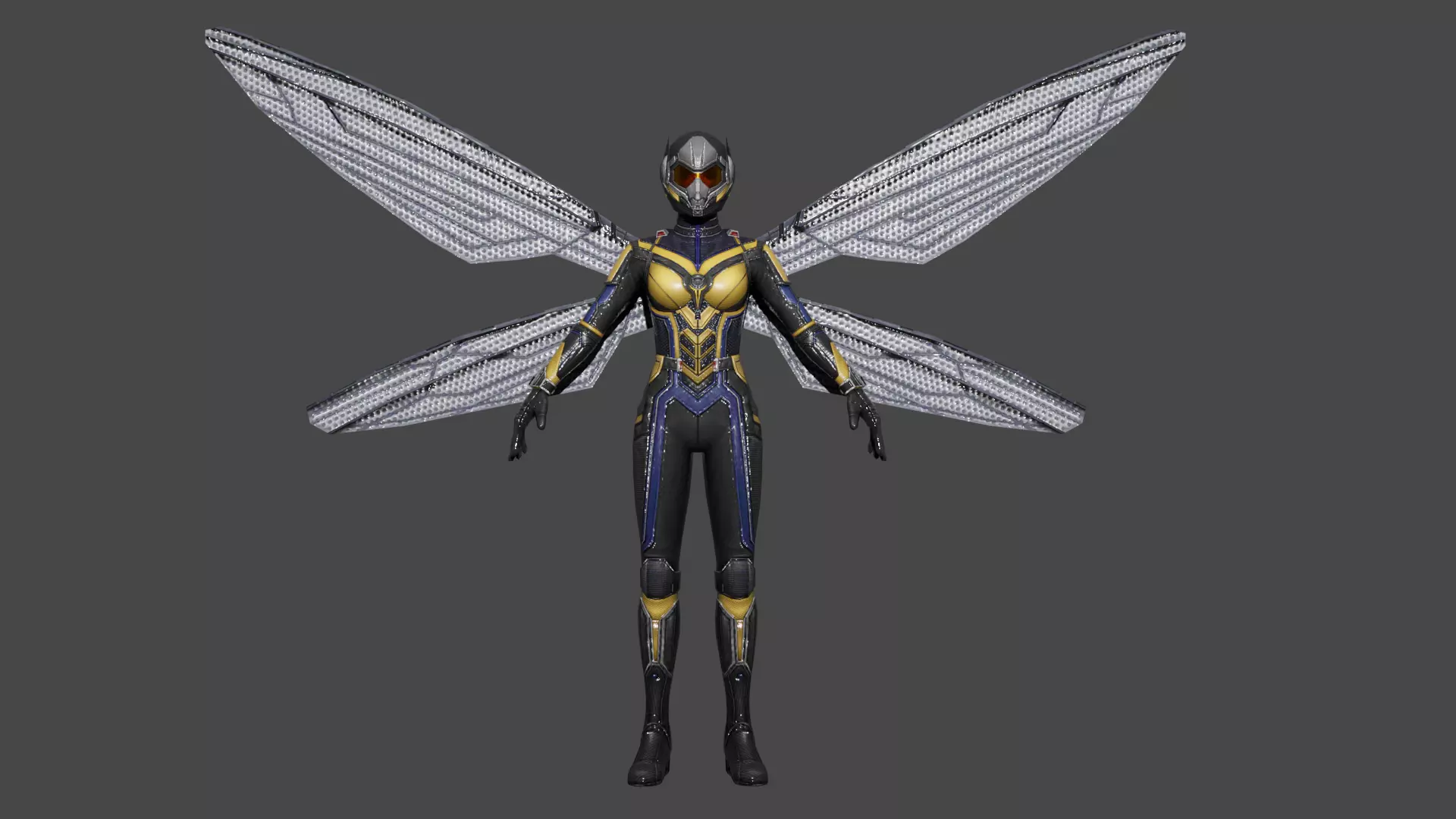 Wasp 3d Model Low-poly 3D model_0