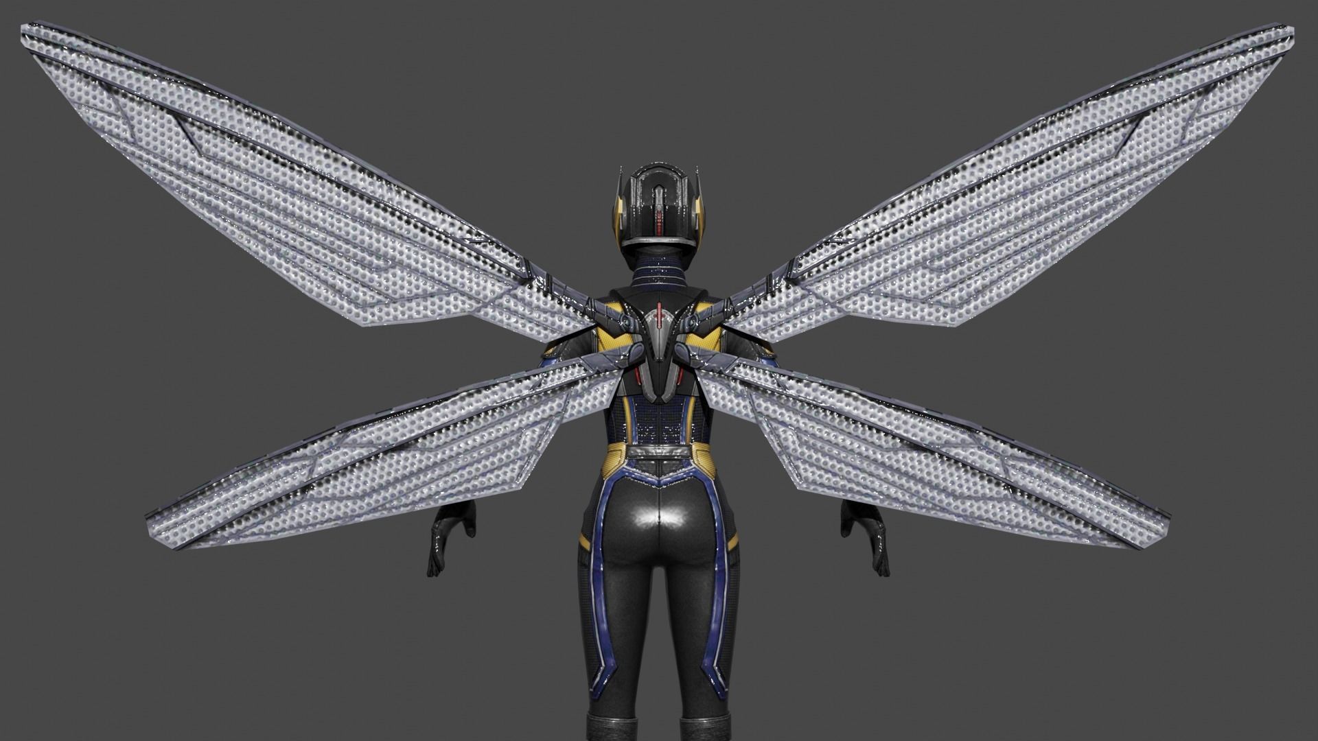 Wasp 3d Model Low-poly 3D model_5
