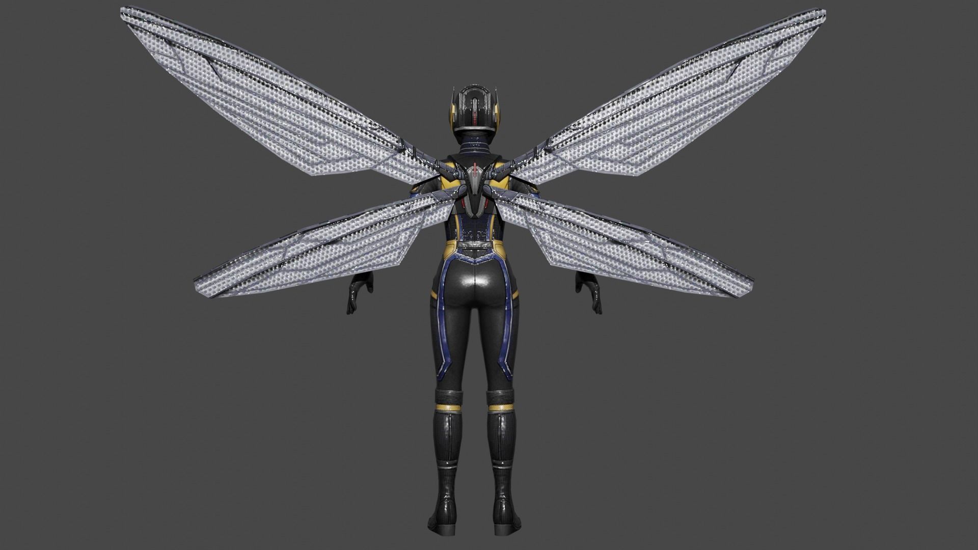 Wasp 3d Model Low-poly 3D model_4